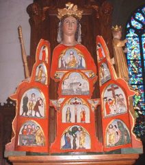 La "Vierge ouvrante", Quelven