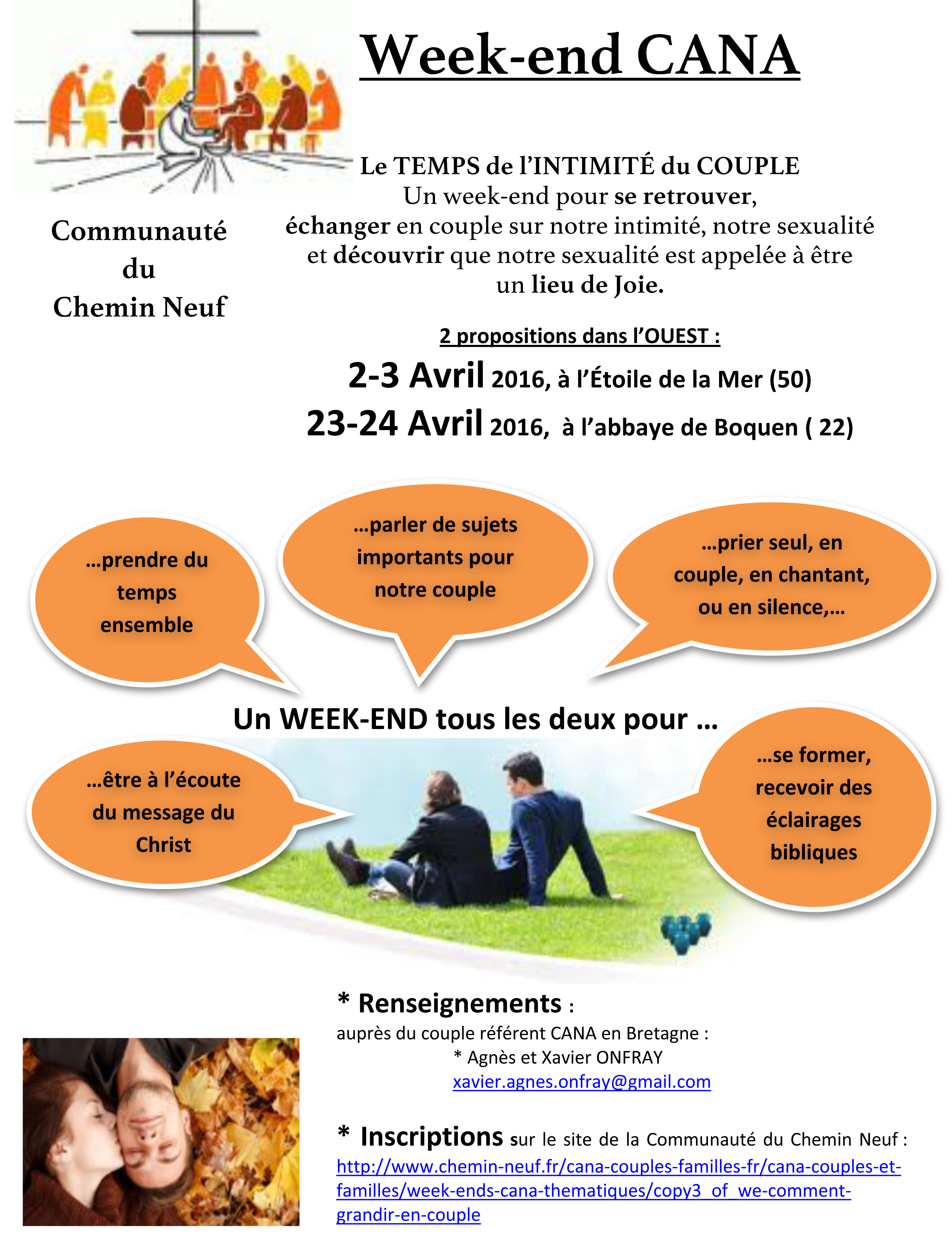 Microsoft Word - Proposition Week-End CANA Le temps de l'intimit