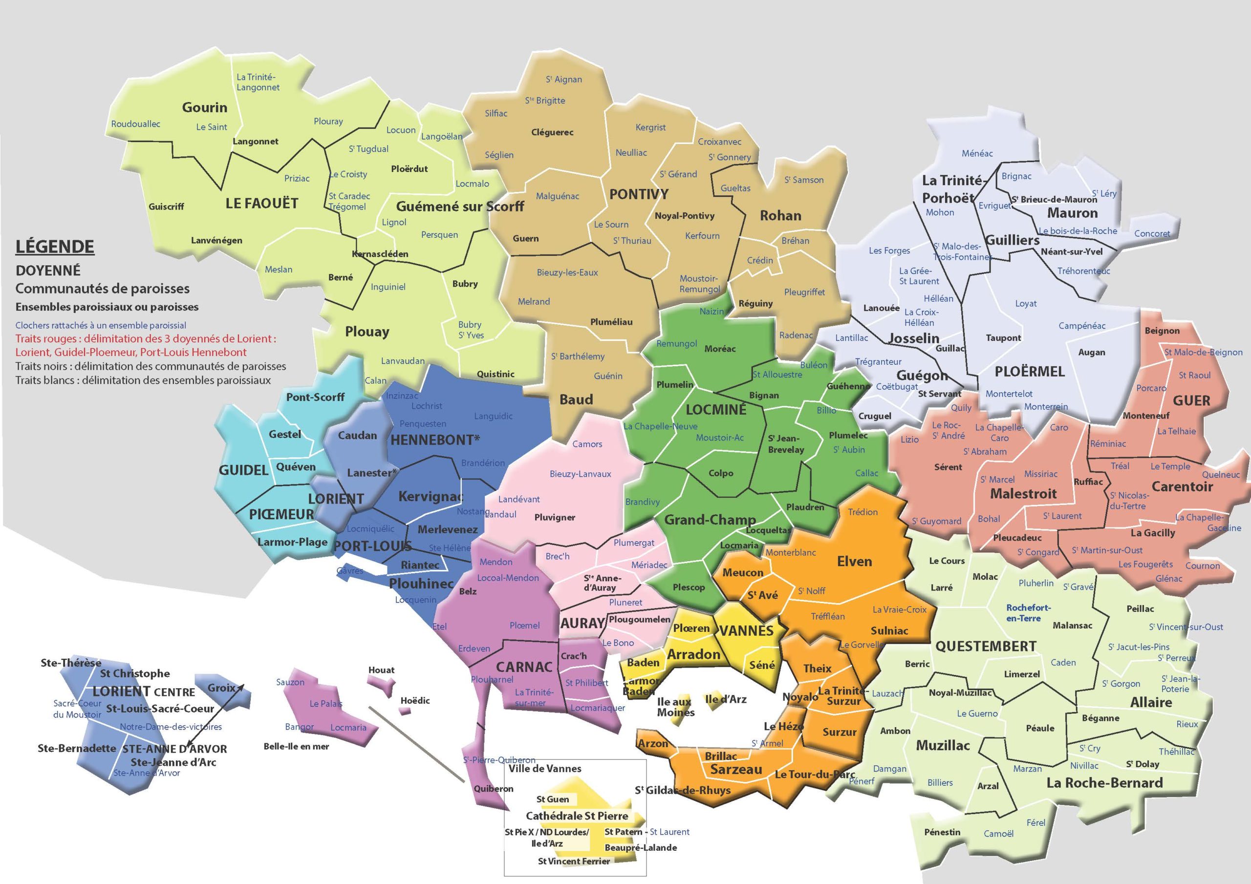 Carte des encadrants